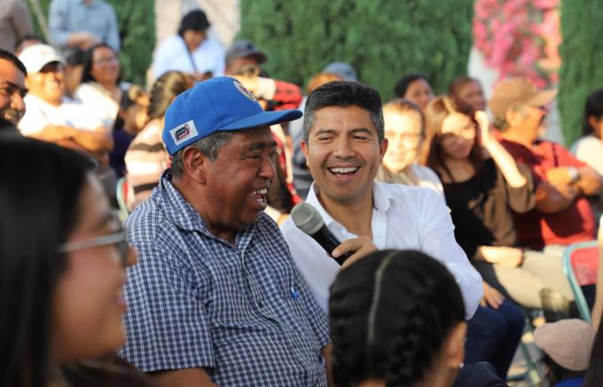 Tepeaca recibió a Eduardo Rivera previo a inicio de campaña