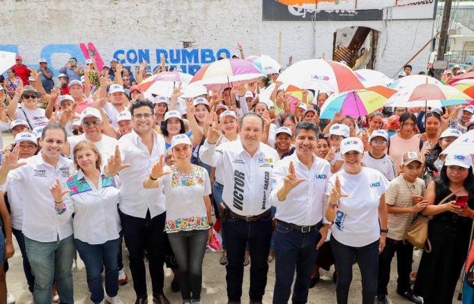 Eduardo Rivera inició gira por el municipio de Francisco Z. Mena