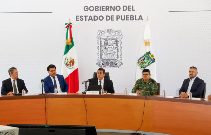 El combate a la delincuencia en Puebla, es permanente por parte de los tres órdenes de gobierno