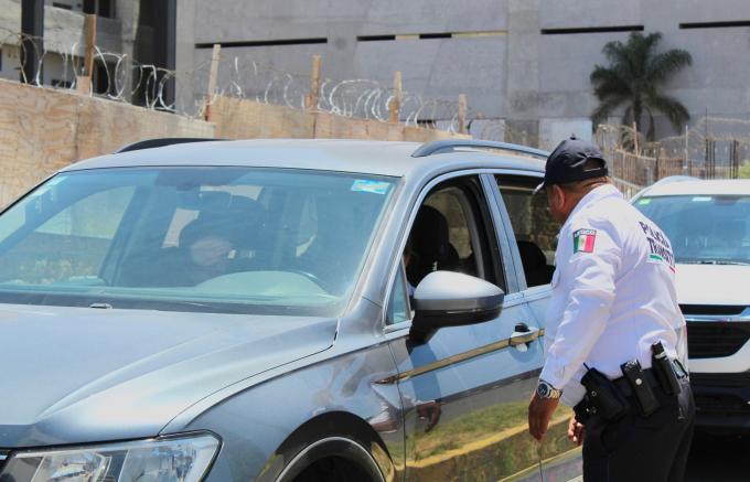 Policía de San Andrés Cholula se suma a operativos para una movilidad segura en la Vía Atlixcáyotl