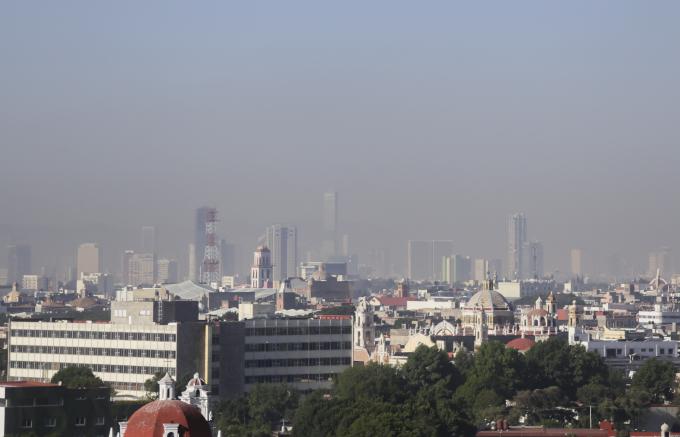 Informan que la calidad del aire se mantuvo moderada en la zona metropolitana de Puebla