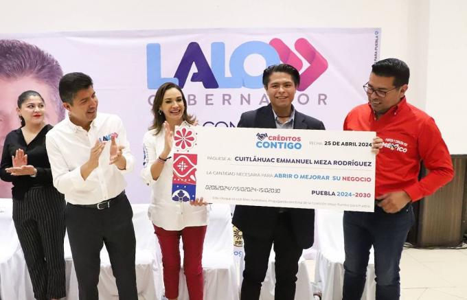 Anuncia Eduardo Rivera el fortalecimiento del emprendimiento en Puebla con créditos