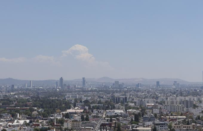 Informan que la calidad del aire fue moderada en la zona metropolitana de Puebla