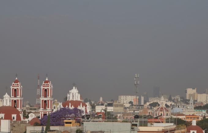 La calidad el aire no fue satisfactoria en la zona metropolitana de Puebla