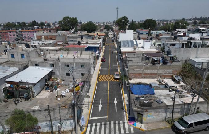 Concluyen las obras de rehabilitación en la calle 70 Poniente de la colonia Naciones