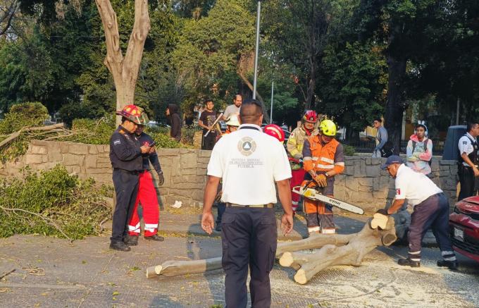 Vientos generan polvaredas en la zona metropolitana de Puebla