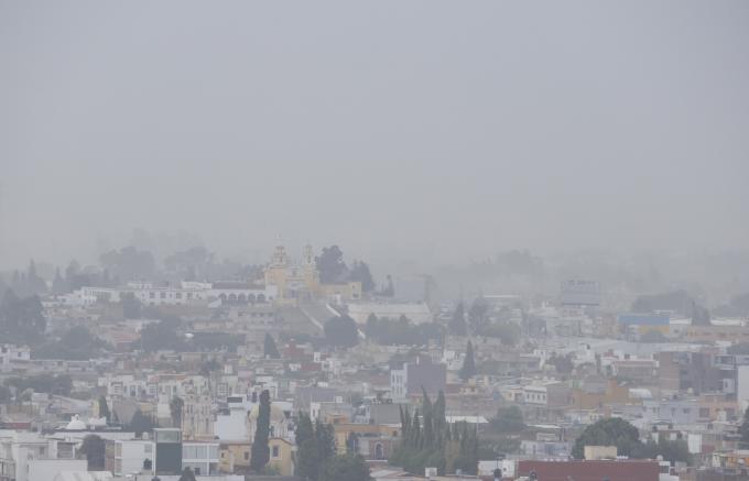 En las últimas 24 horas, la calidad del aire permaneció estable y moderada en la zona metropolitana de Puebla