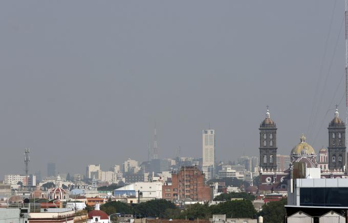 Este lunes, la calidad del aire fue moderada en la zona metropolitana de Puebla