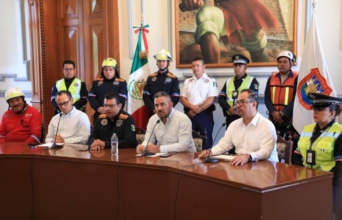 El Ayuntamiento de Puebla informó el saldo de las lluvias registradas durante el fin de semana