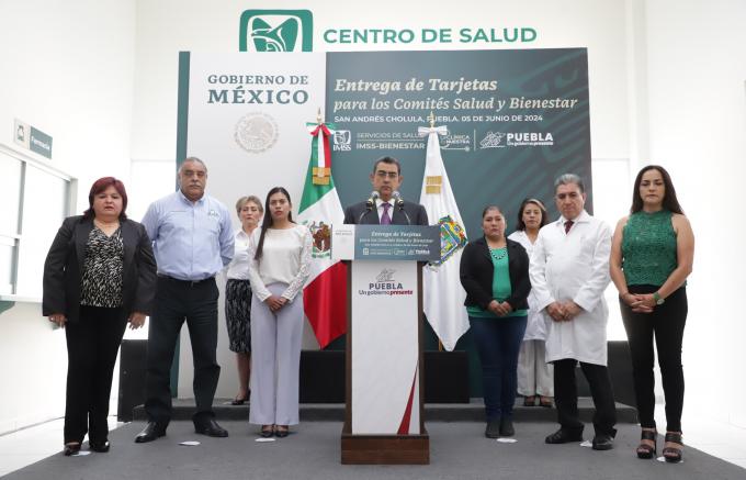 Gobierno Estatal entrega tarjetas para los Comités Salud y Bienestar del programa “La Clínica es Nuestra”