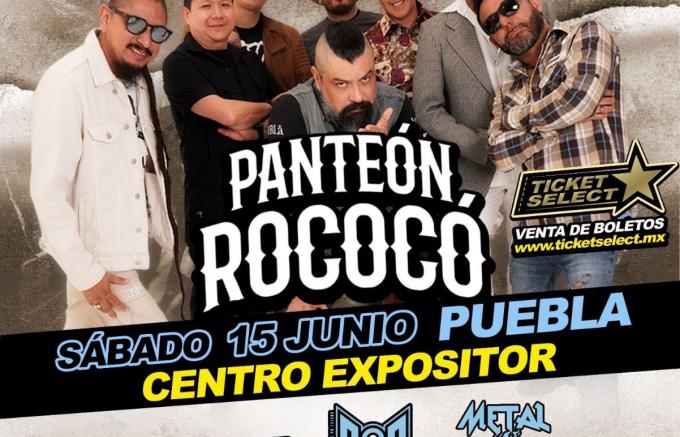 Panteón Rococó se presentará en Puebla este 15 de junio en el Centro Expositor