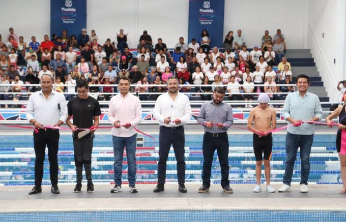Ayuntamiento de Puebla entregó rehabilitación del Complejo Multideportivo CAM Sur
