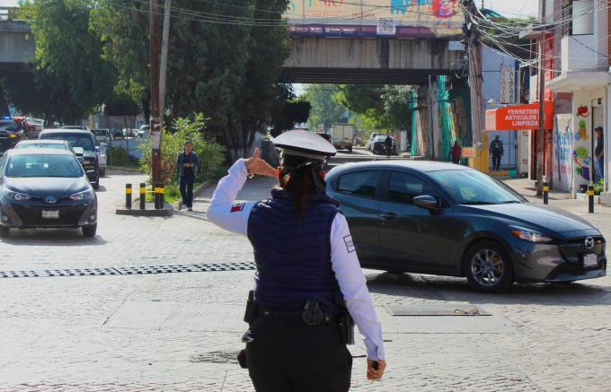 Informa Ayuntamiento de San Andrés Cholula cambio de circulación en 14 oriente