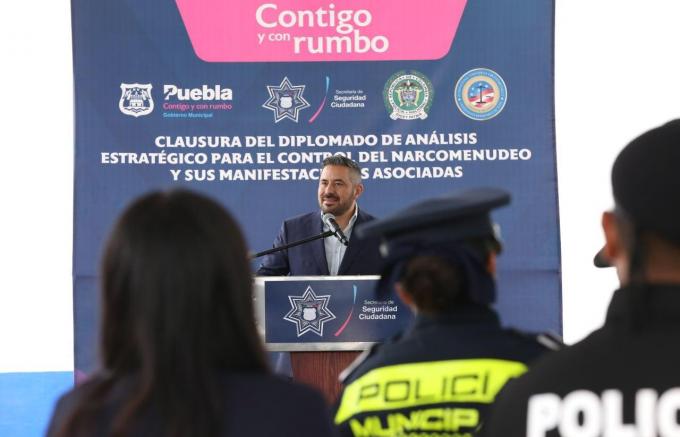 Policía Nacional de Colombia capacita a elementos de la SSC en combate al narcomenudeo