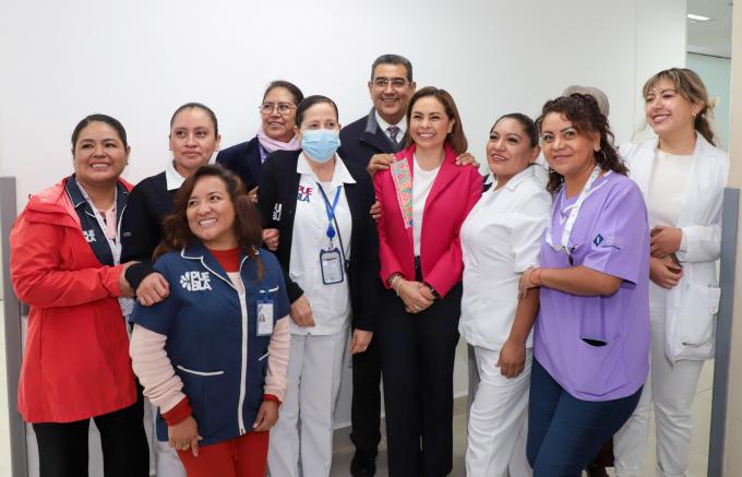 El gobernador Sergio Salomón Céspedes inauguró la rehabilitación del Hospital de la Mujer