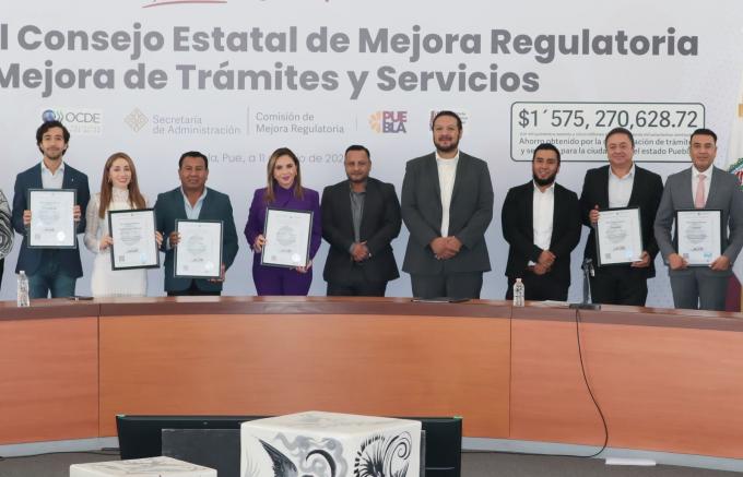 Comisión Nacional de Mejora Regulatoria y Comisión de Mejora Regulatoria del Estado de Puebla reconocen Ventanilla Digital de San Pedro Cholula