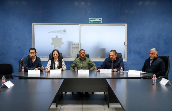 Encabeza Edmundo Tlatehui mesa semanal de seguridad y justicia