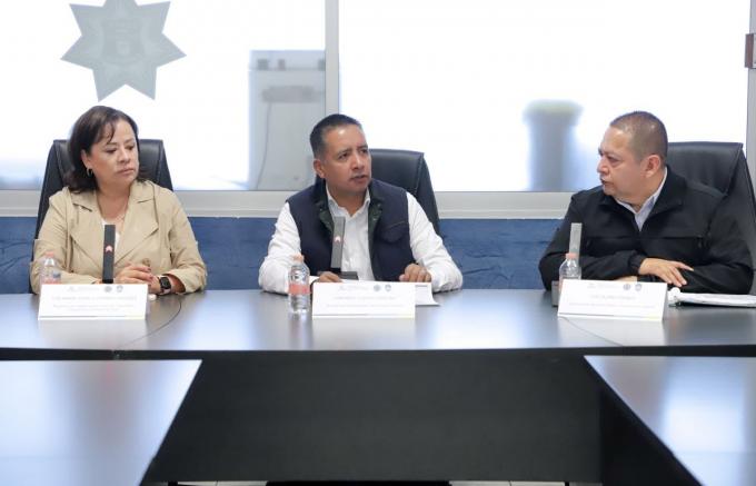 Supervisa Edmundo Tlatehui mesa semanal de seguridad y justicia