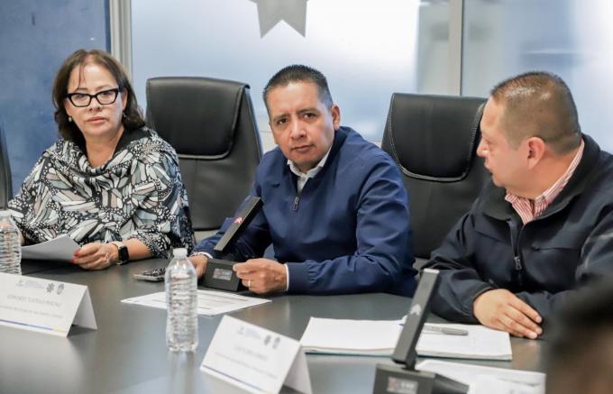 Encabezó el alcalde Edmundo Tlatehui mesa de seguridad y justicia de San Andrés Cholula