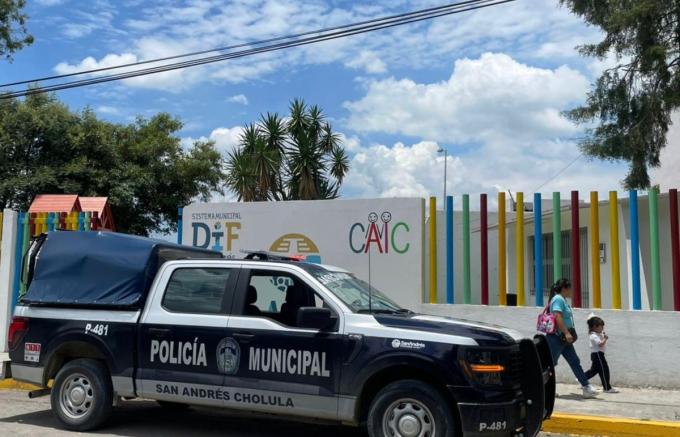 Desplegó policía de San Andrés Cholula operativo por regreso a clases