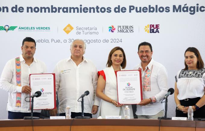 Turismo federal otorgó actualizaciones de nombramientos de Pueblos Mágicos del estado