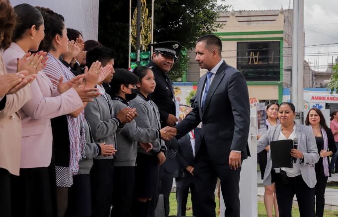 Encabezó Edmundo Tlatehui ceremonia cívica en conmemoración de la Gesta Heroica de los Niños Héroes de Chapultepec