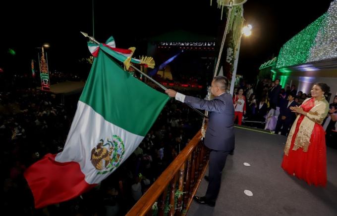 Encabezó Edmundo Tlatehui eventos de las Fiestas Patrias 2024