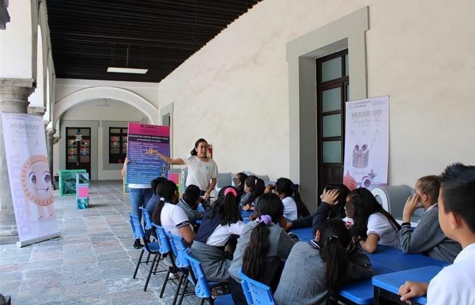 Ayuntamiento de Puebla promueve la conservación del patrimonio cultural entre niñas y niños