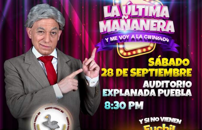 Llega a Puebla la obra de teatro "La última mañanera"