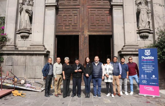 Ayuntamiento de Puebla promueve la conservación del patrimonio religioso
