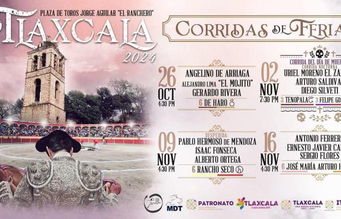 Ya están a la venta los boletos para las Corridas de la Feria Tlaxcala 2024