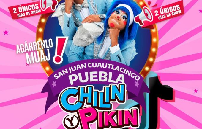 Presentación de los Payasos Chilin y Pikin en Puebla 