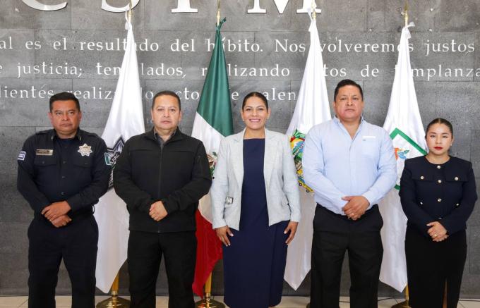 Presentó Guadalupe Cuautle estrategia municipal "Contigo Construimos Seguridad" en San Andrés Cholula
