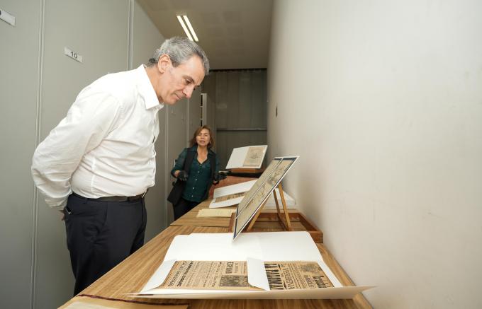 Brindarán mantenimiento a las salas del Archivo Municipal tras visita del alcalde José Chedraui