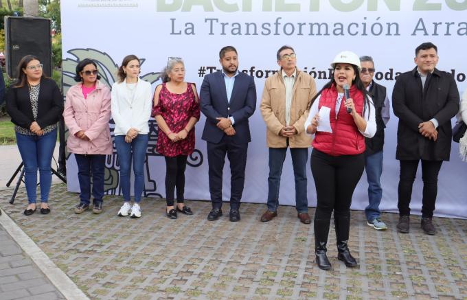 Anunció Tonantzin Fernández programa "Bachetón 2024" para San Pedro Cholula