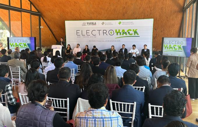 Con “ElectroHack 2024”, gobierno estatal impulsa innovación energética en Puebla