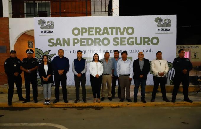 "Operativo San Pedro Seguro" reforzará patrullaje en las juntas auxiliares