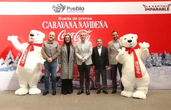 Invita Gobierno de la Ciudad a disfrutar de la Caravana Navideña Coca-Cola 2024