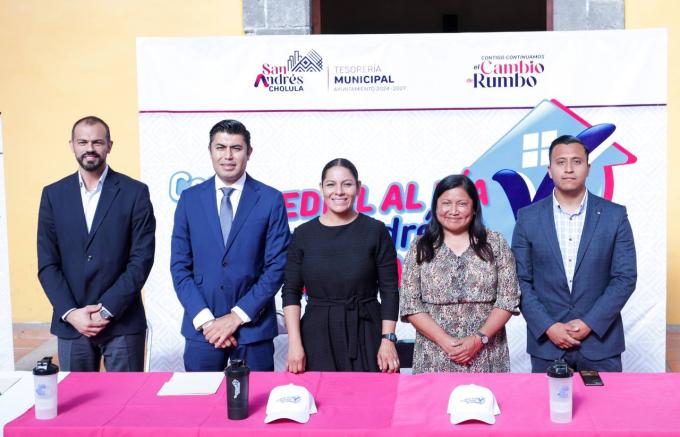 Presentó la alcaldesa Guadalupe Cuautle “Con tu Predial al Día, San Andrés es Garantía”.