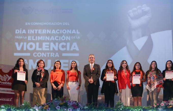 Conmemora Ayuntamiento de Puebla el Día Internacional de la Eliminación de la Violencia contra la Mujer