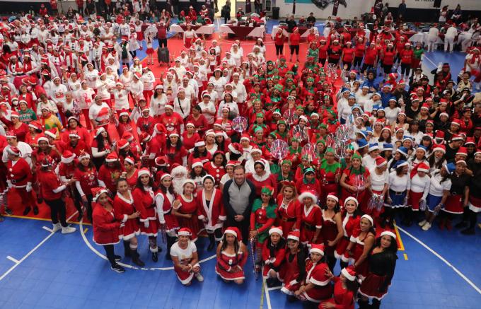 El Instituto Municipal del Deporte de Puebla realizó el Festival de Activación Física Navideño