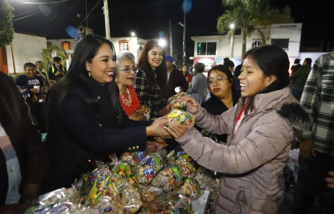 Realizó Gobierno de Cholula posadas en juntas auxiliares