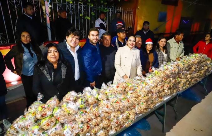 Gobierno de Cholula llevó posadas y esperanza a las 13 juntas auxiliares