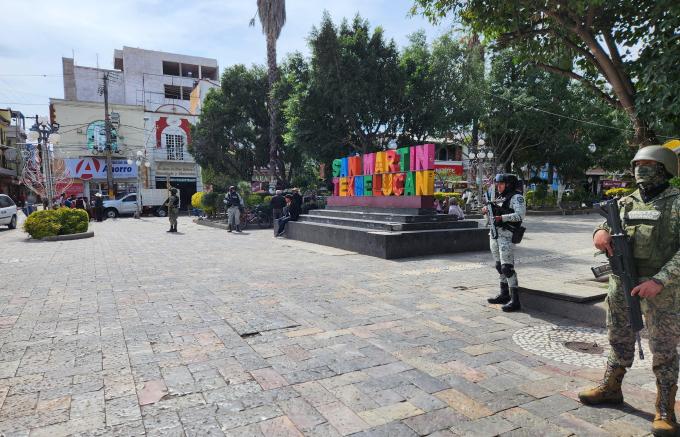 Refuerza personal de SEDENA y GN seguridad en  San Martín Texmelucan, Izúcar de Matamoros y Puebla capital
