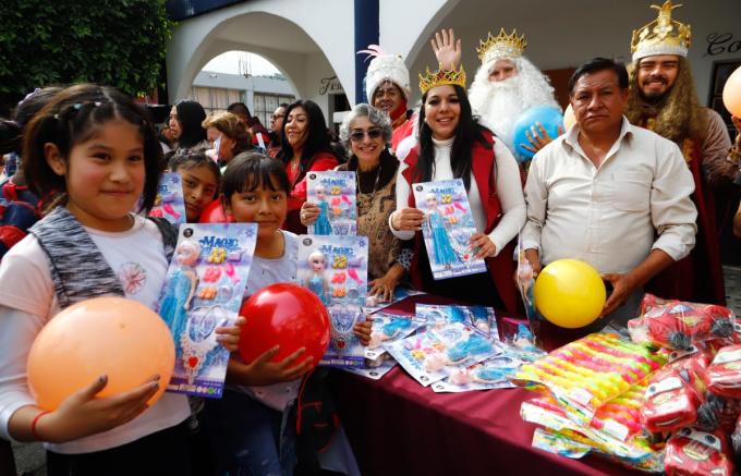 Más de 30 mil juguetes entregó el Gobierno de Cholula en la Caravana de la Esperanza