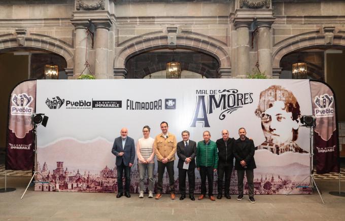 Anunció Gobierno de la Ciudad grabación de serie “Mal de Amores” en Puebla
