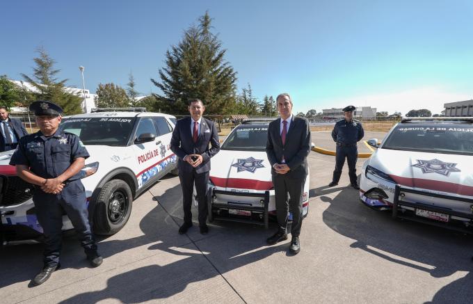 Presentó Ayuntamiento de Puebla nuevas patrullas que se integrarán a la SSC