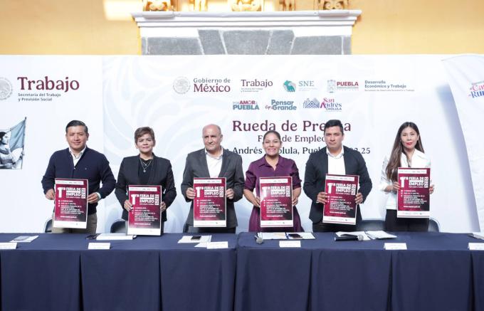 Anunciaron Gobierno de San Andrés Cholula y del Estado Feria del Empleo 2025