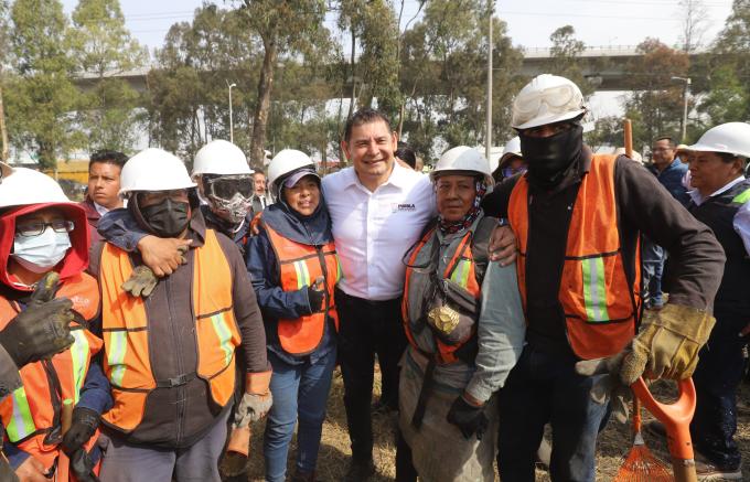El gobernador de Puebla Alejandro Armenta realizó la séptima Faena Comunitaria