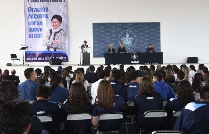 Rectora Lilia Cedillo preside informe en el Complejo Regional Sur